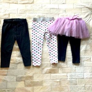 3-pack toddler leggings